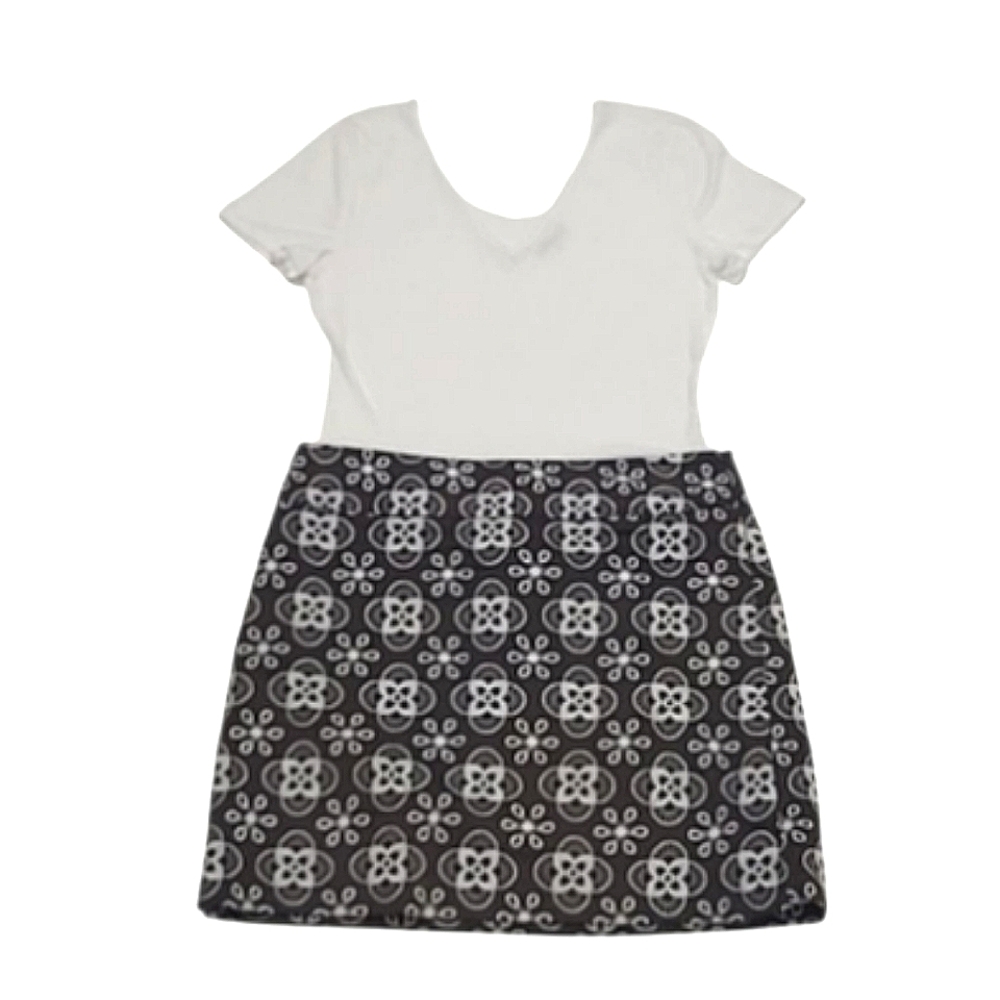 LOFT A-Line Mini Skirt Embroidered Floral Above Knee Lined Side Zip Flowers 14